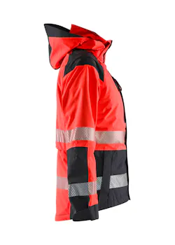 Blåkläder 4436 Dames Shelljack High Visibility miniatuur