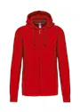 Kariban K454 Hooded Sweater Met Rits Regular Fit miniatuur