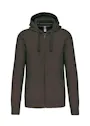 Kariban K454 Hooded Sweater Met Rits Regular Fit miniatuur