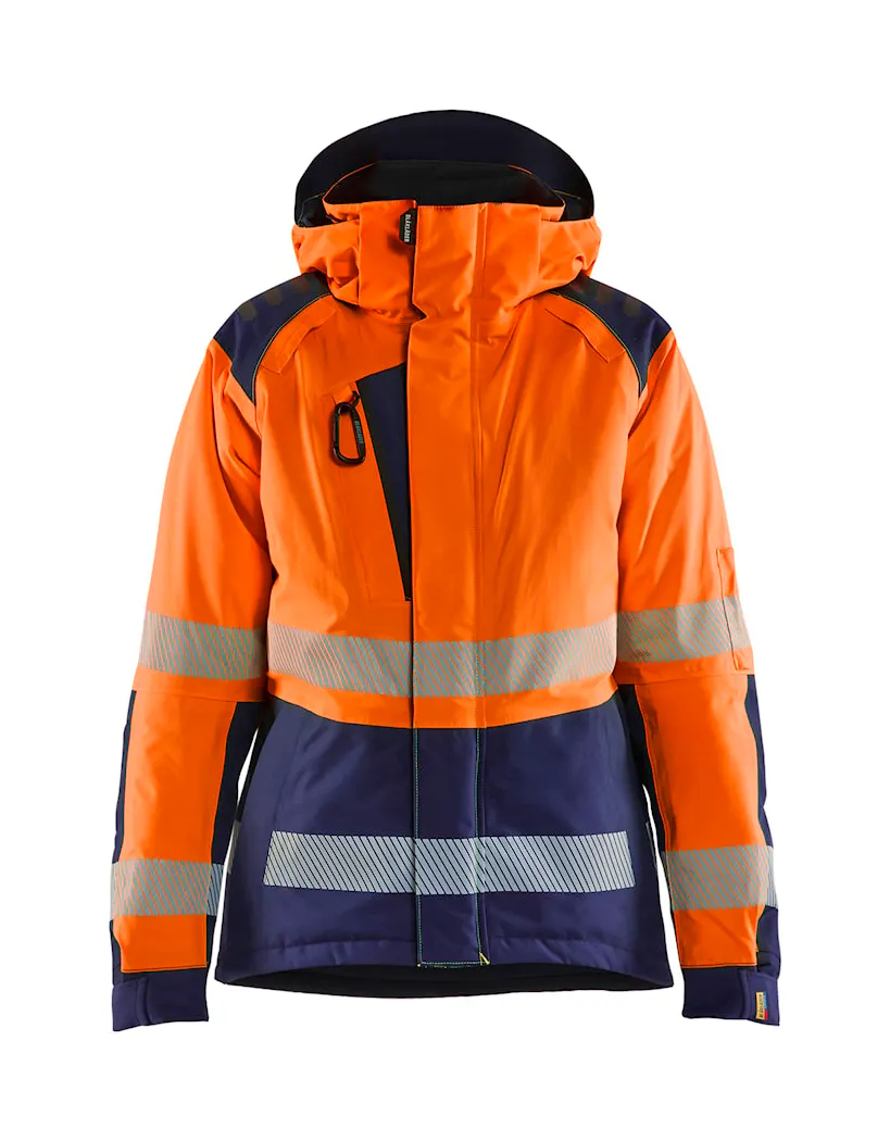 Orange/Marineblau