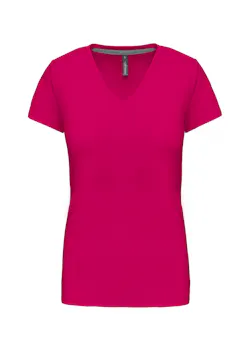 Kariban K381 T-Shirt V-Hals Korte Mouwen Dames miniatuur