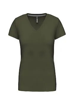 Kariban K381 T-Shirt V-Hals Korte Mouwen Dames miniatuur