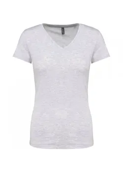 Kariban K381 T-Shirt V-Hals Korte Mouwen Dames miniatuur