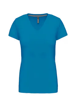 Kariban K381 T-Shirt V-Hals Korte Mouwen Dames miniatuur