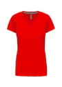 Kariban K381 T-Shirt V-Hals Korte Mouwen Dames miniatuur