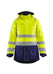 High Vis Geel/Marineblauw
