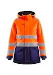 High Vis Oranje/Marineblauw