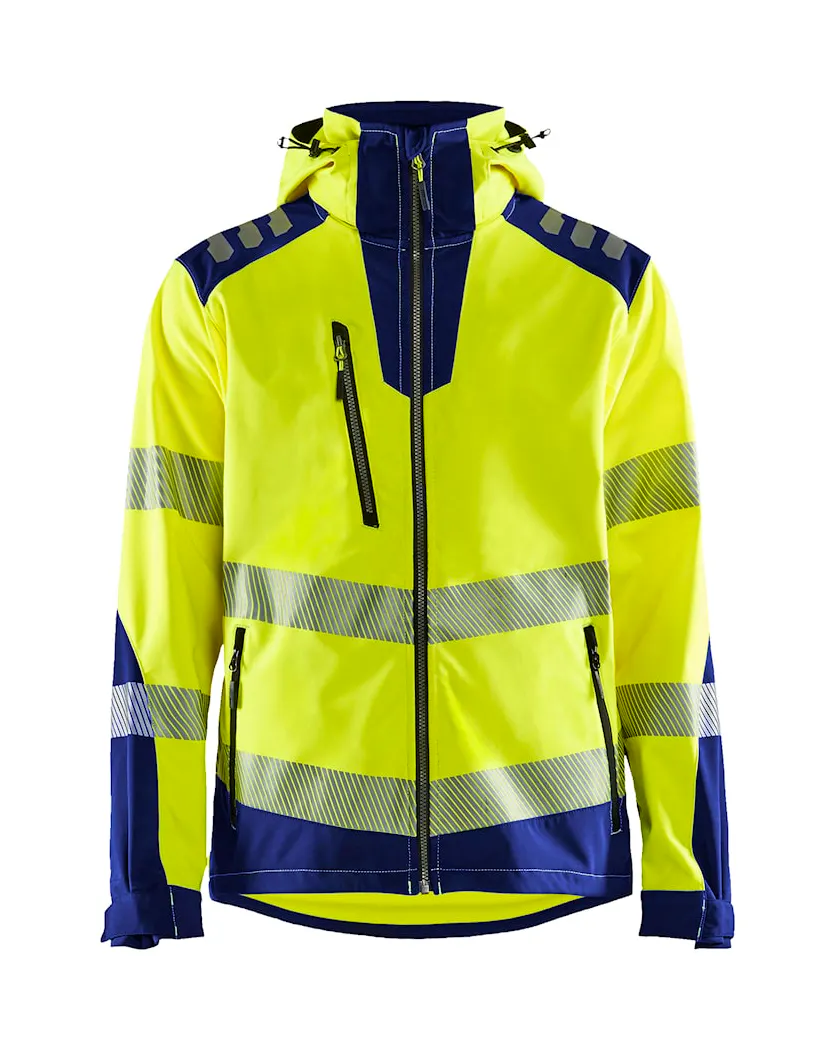 High Vis Gelb/Marineblau