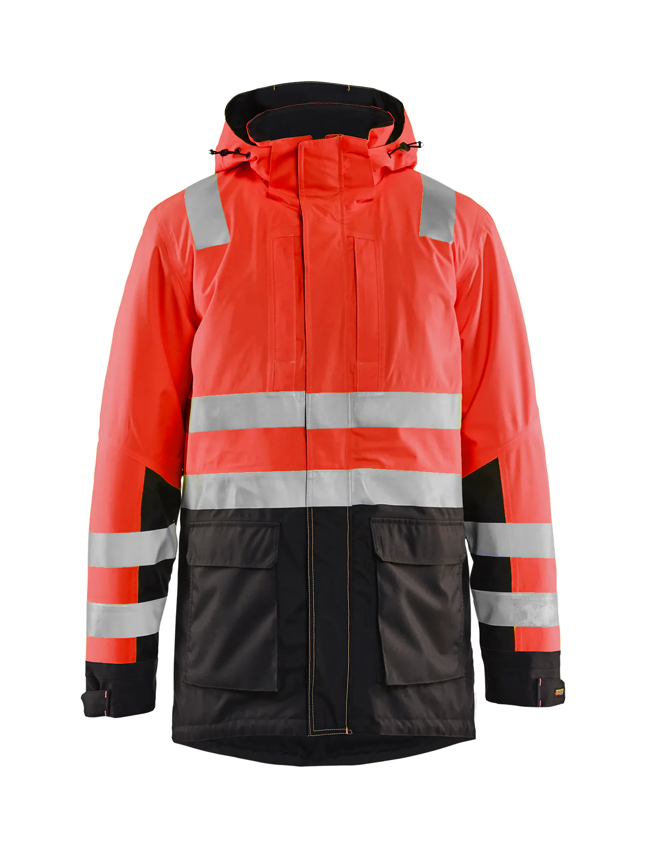 High Vis Rood/Zwart