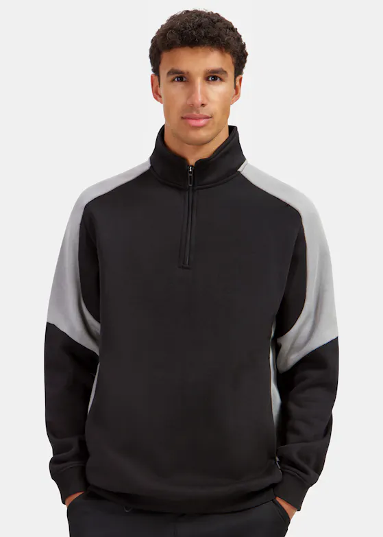Tricorp 306111 Sweatshirt Bicolor Zip: Regular Fit Redefined