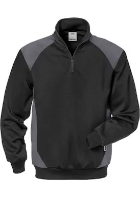 Fristads Skarup Sweater met Korte Rits 7048 SHV