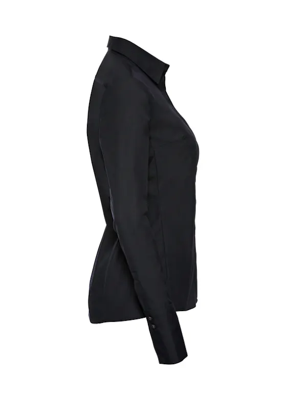 Russell Long-Sleeve Fitted Ultimate-Stretch Shirt – Damen