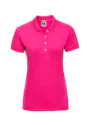 Russell Athletic Z566F Poloshirt Fitted Stretch Regular Fit Dames miniatuur