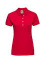 Russell Athletic Z566F Poloshirt Fitted Stretch Regular Fit Dames miniatuur