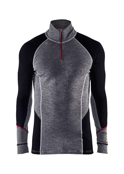 Blaklader Sous-pull Zip-neck Merino XWARM