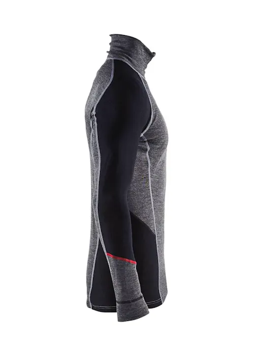 Blaklader Sous-pull Zip-neck Merino XWARM