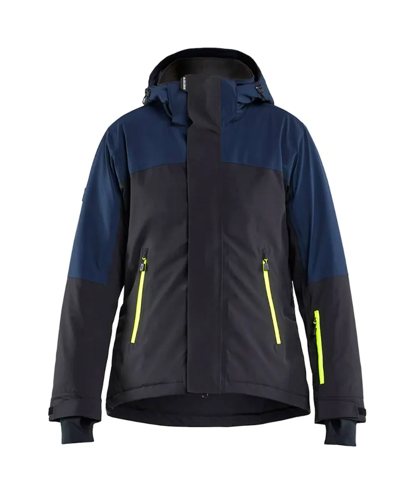 High Vis Geel/Marineblauw