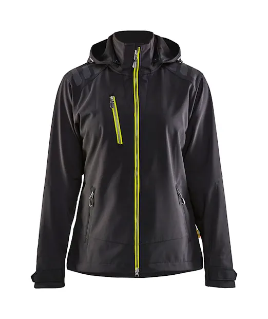 9933-Schwarz/High Vis Gelb