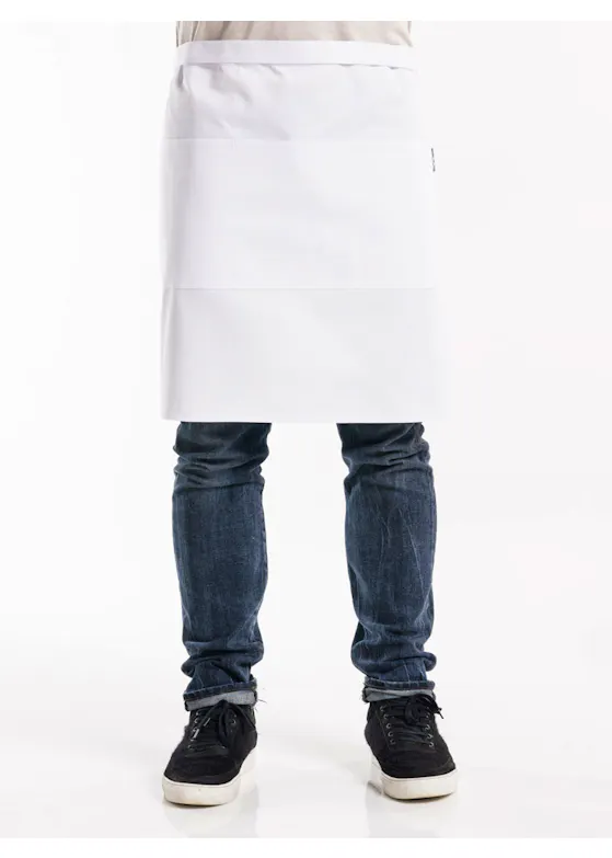 Chaud Devant Apron 3-pockets White