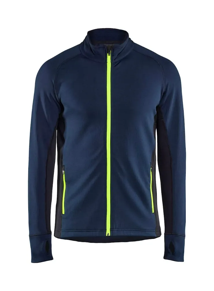 High Vis Geel/Marineblauw