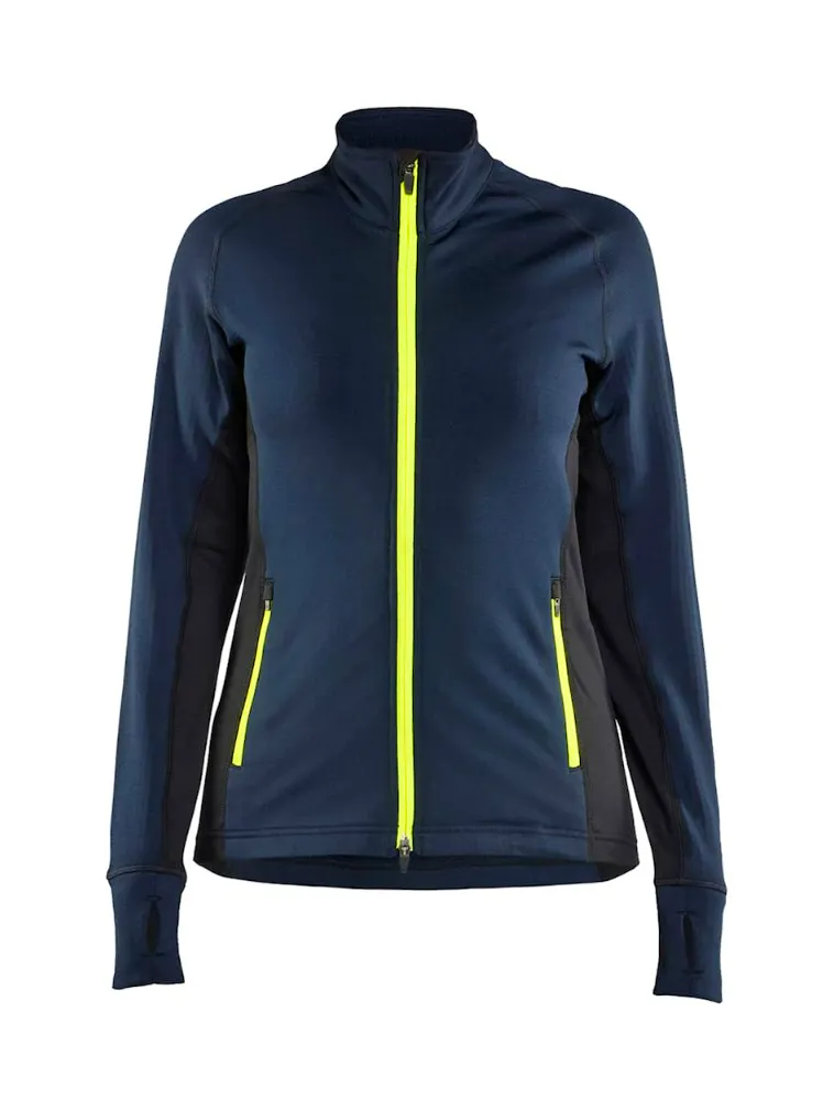 High Vis Geel/Marineblauw