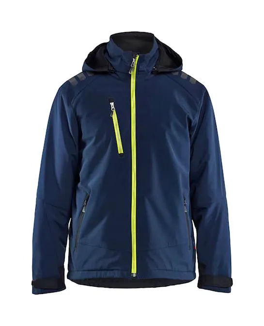 High Vis Geel/Marineblauw