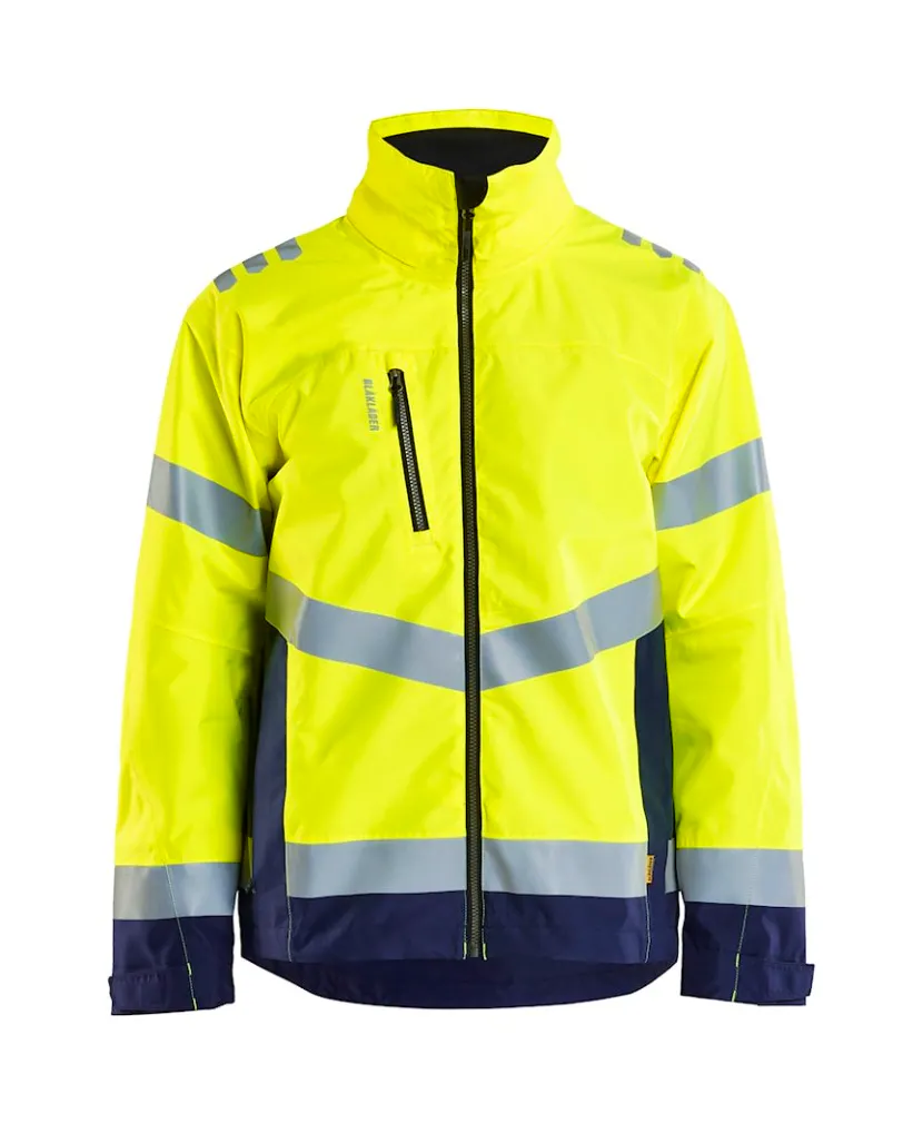 High Vis Geel/Marineblauw