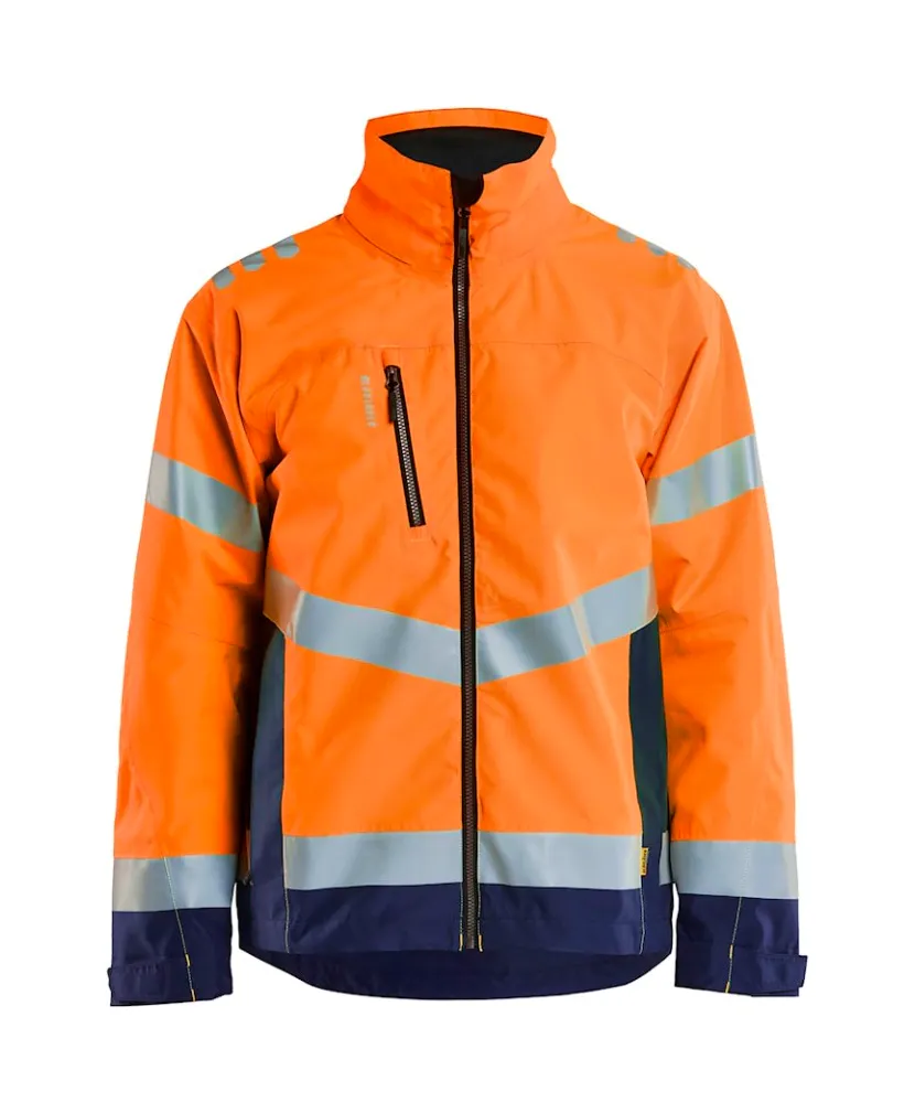 High Vis Oranje/Marineblauw