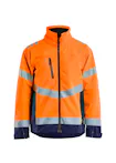 High Vis Oranje/Marineblauw