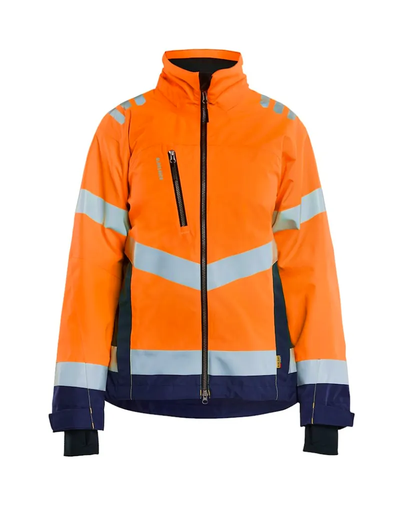 High Vis Orange/Marineblau