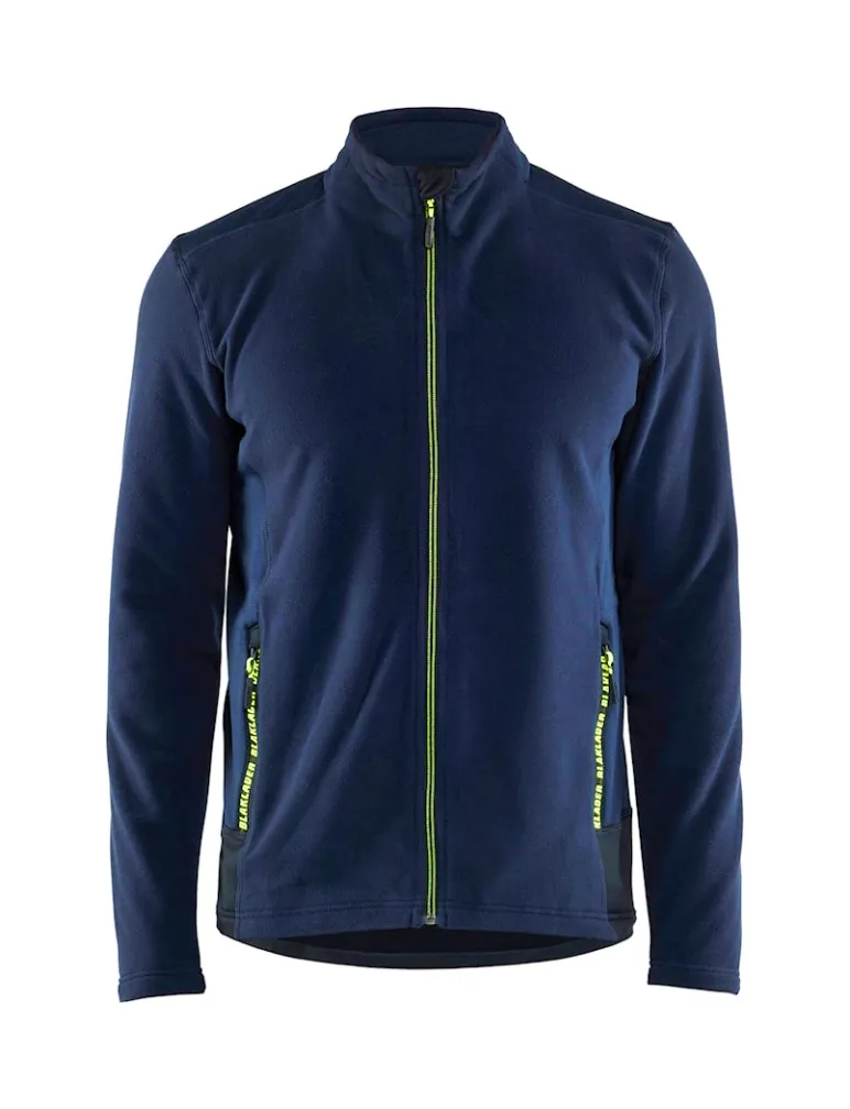 High Vis Gelb/Marineblau
