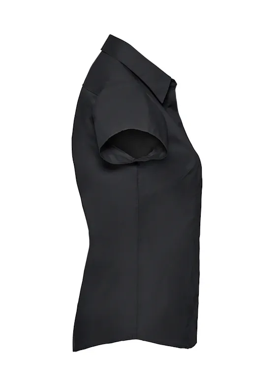 Russell Z925F Poplin Shirt Cap Sleeve Polycotton Slim Fit Dames