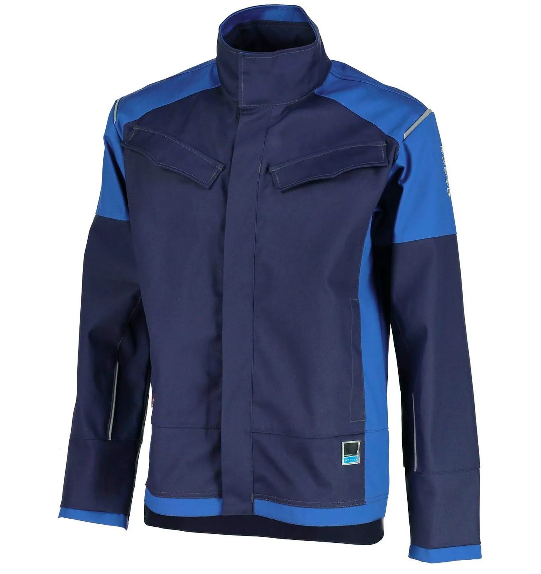 Donkerblauw/korenblauw