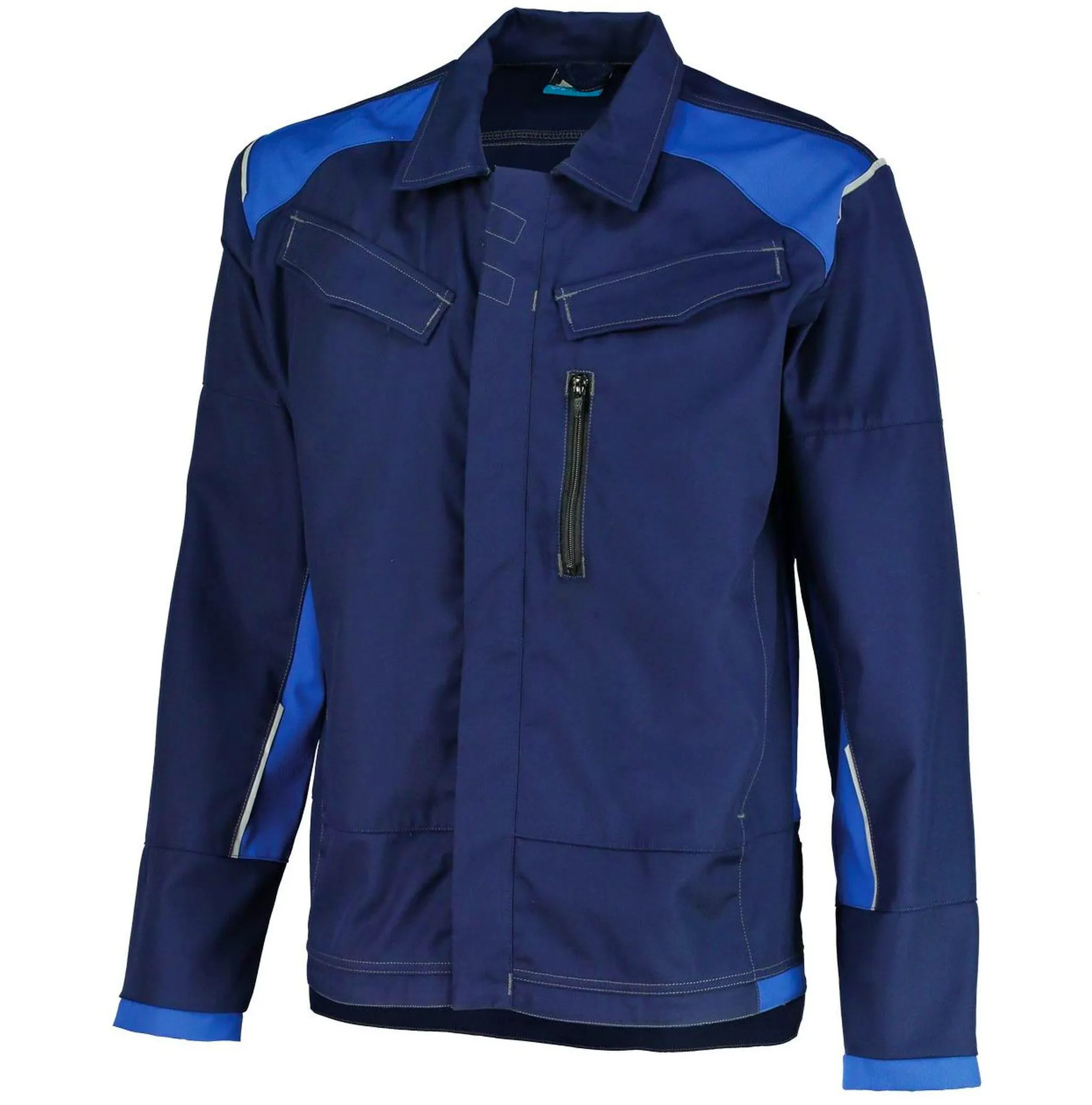 Donkerblauw/korenblauw