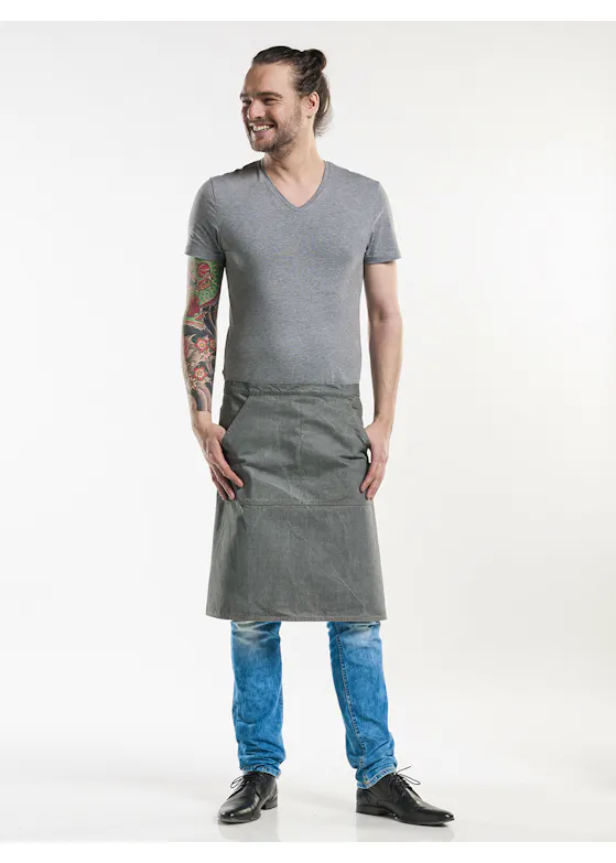 Chaud Devant Pouch Grey Denim