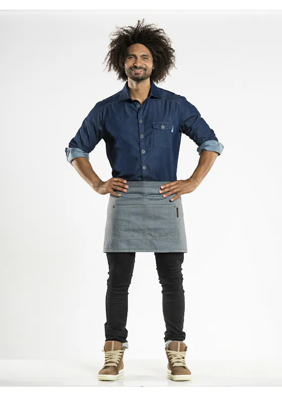 Chaud Devant Base Grey Denim Shorts - 2