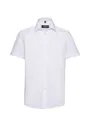 Russell Men's Short-Sleeved Tailored Polycotton Poplin Shirt Vorschaubild