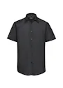 Russell Men's Short-Sleeved Tailored Polycotton Poplin Shirt Vorschaubild