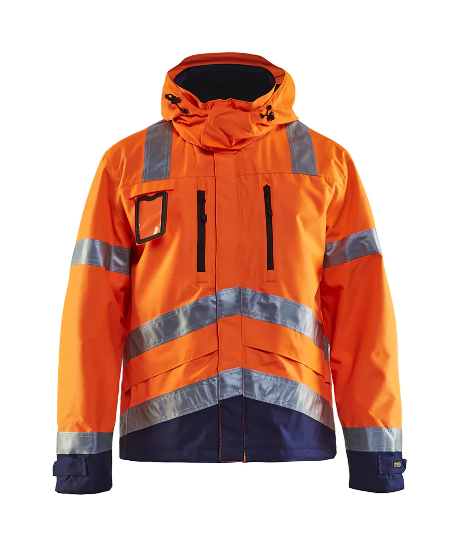 Oranje/Marineblauw