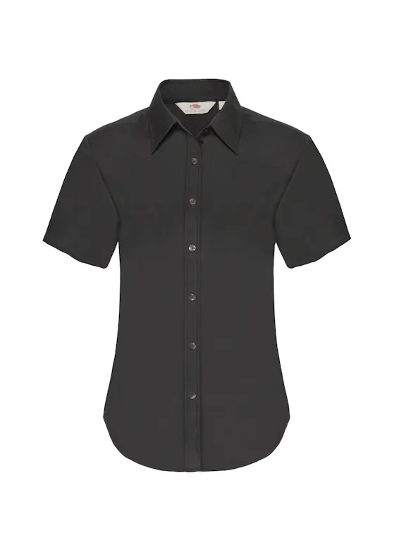 Fruit of the Loom Ladies' Short-Sleeved Oxford Shirt