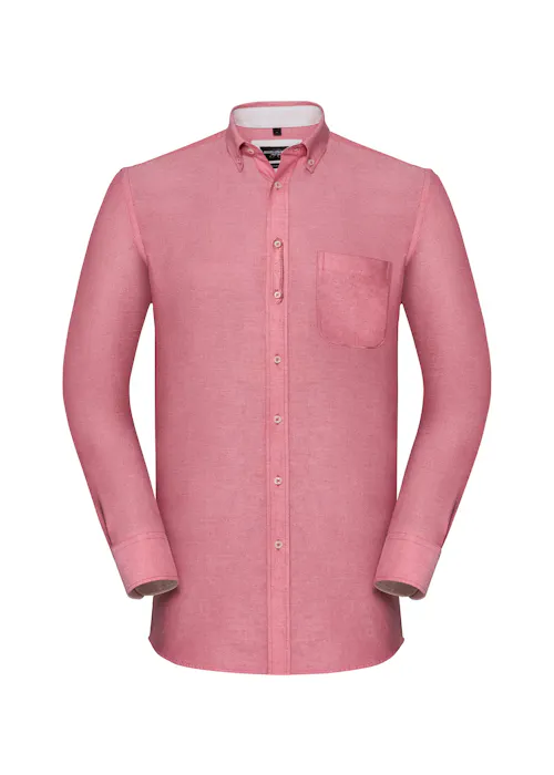 Russell Z920 Oxford Shirt Long Sleeve Tailored Washed Regular Fit