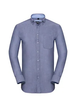 Russell Z920 Oxford Shirt Long Sleeve Tailored Washed Regular Fit miniatuur