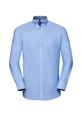 Russell Z920 Oxford Shirt Long Sleeve Tailored Washed Regular Fit