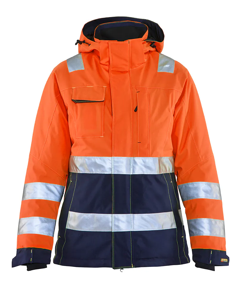 Oranje/Marineblauw