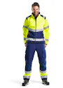 Blåkläder 4877 Softshell Jack High Vis miniatuur