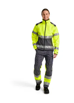 Blåkläder 4877 Softshell Jack High Vis miniatuur