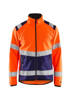 Blåkläder 4877 Softshell Jack High Vis miniatuur