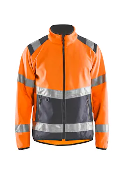Blåkläder 4877 Softshell Jack High Vis miniatuur