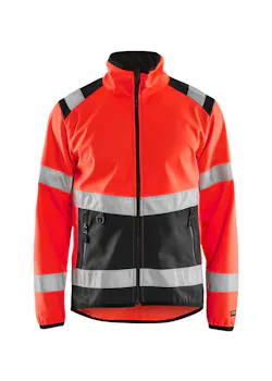 Blåkläder 4877 Softshell Jack High Vis miniatuur