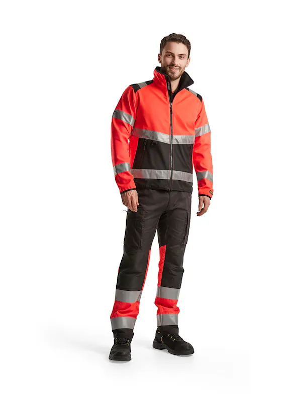 Blåkläder 4877 Softshell Jack High Vis